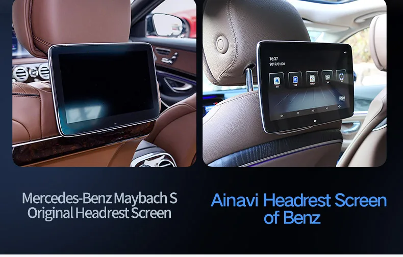 Развлекательная система для заднего сиденья Mercedes Benz серии просмотра экрана сети ТВ
