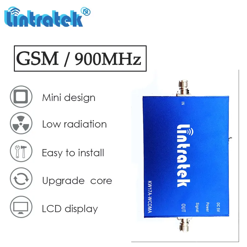 

Lintratek GSM UMTS 2G 900mhz Cell Phone Signal 900 Cellular Booster Repeater Amplifier for 3g Voice and Data Improve 2100 #sf