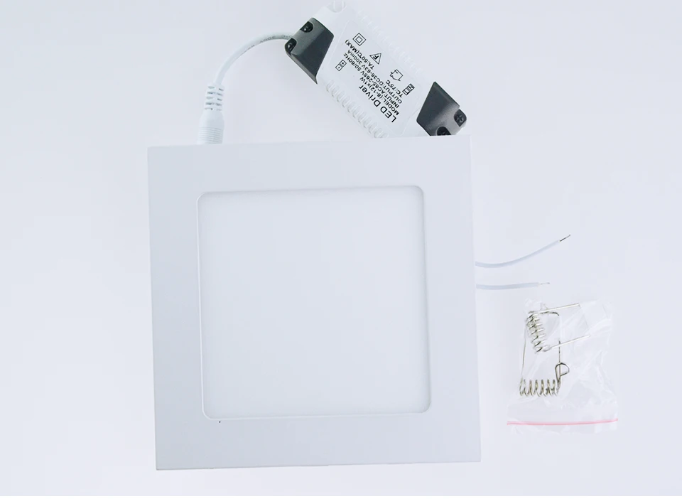 High quality 3W 9W 12W 18W thin LED Panel Light Warm White cold White square slim recessed LED Ceiling Spot Lighting Bulb indoor (12)
