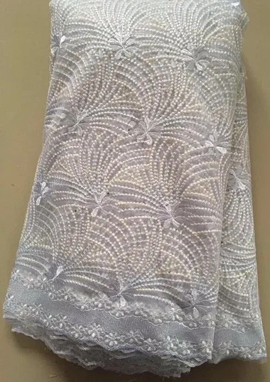 Последние нигерийские кружевные ткани высокого качества кружевная ткань в африканском стиле для свадебного платья французский Тюль Кружева с камнями NLL3023