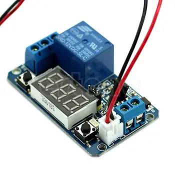 

Programmable Timer Relay 12V LED Digital Display Module + IR Remote Controller