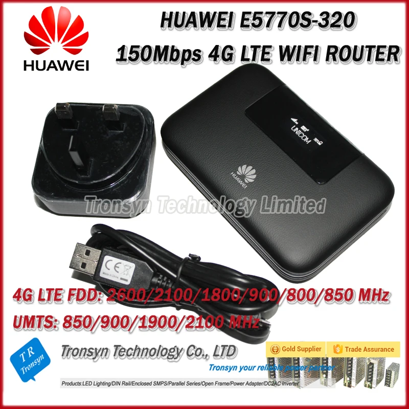 Оригинальный Новый разблокированный мобильный WiFi роутер Huawei E5770S 320 150 Мбит/с 4G LTE с
