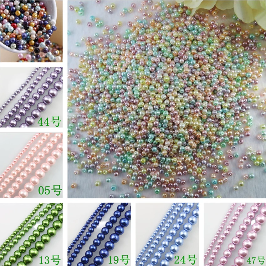 4--12 mm "AB‘ color glass Colorful loose round beads diy jewelry Making 4--12 mm "AB‘ color glass Colorful loose round beads diy jewelry Making