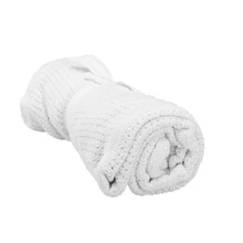 5 шт./партия одеяльца для новорожденных супер мягкий хлопок вязание крючком Лето конфеты цвет реквизит кроватки повседневные принадлежности для сна с отверстиями