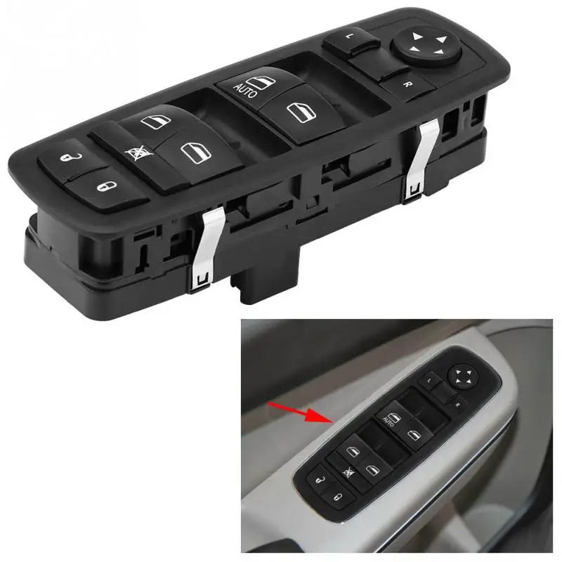 New Master Power Window Switch Front Left For Jeep Wrangler 4 Door 07-10