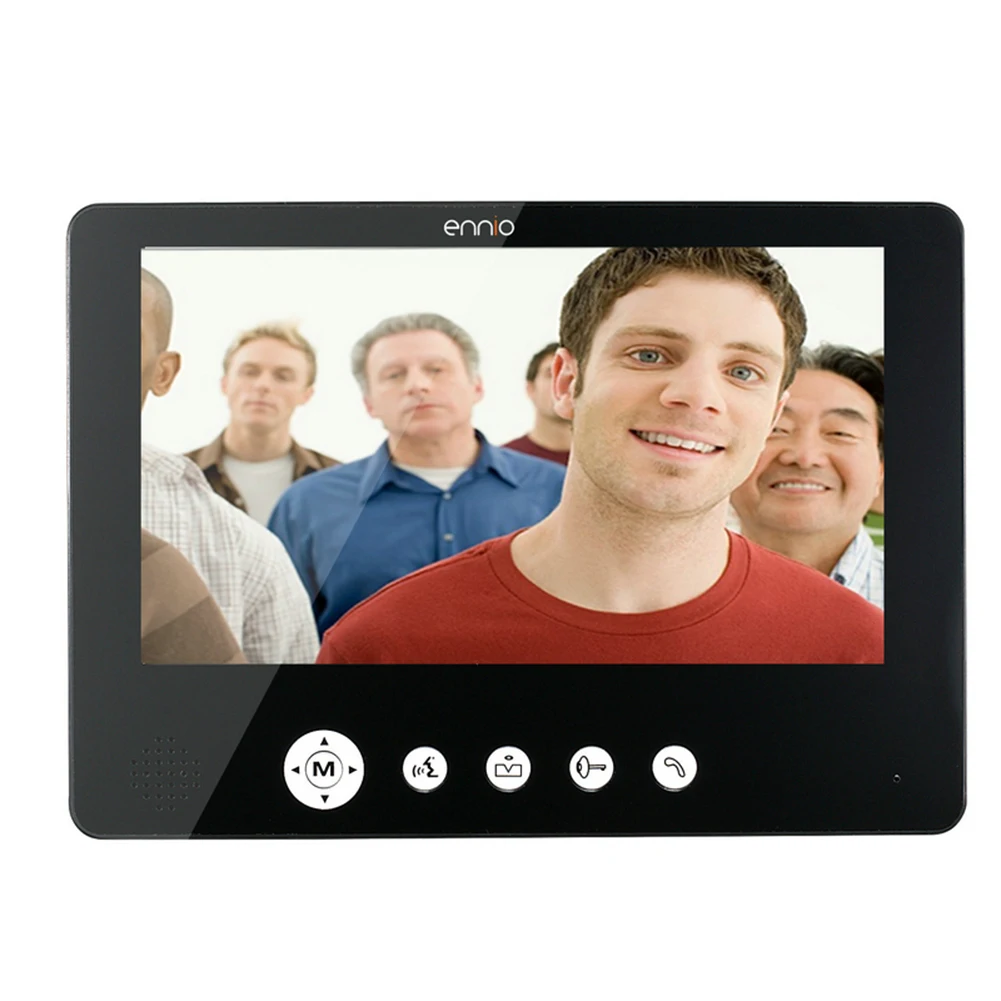 

9" Color TFT LCD Video Doorbell Door Phone Intercom System Home Entry Security EU Plug Night Vision Camera