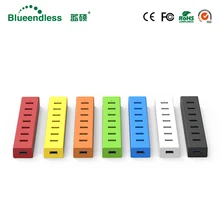 Пластиковый usb-концентратор 3,0, 7 портов, usb-хаб, usb-разветвитель, супер высокая скорость, светодиодный, новинка, для Apple Macbook Air, ноутбука, ПК, планшета