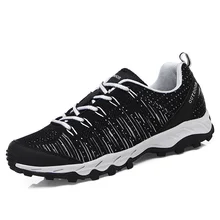 Для мужчин открытый Портативный Спорт Кроссовки дышащая демпфирования сетки нескользящие спортивные Спортивная обувь