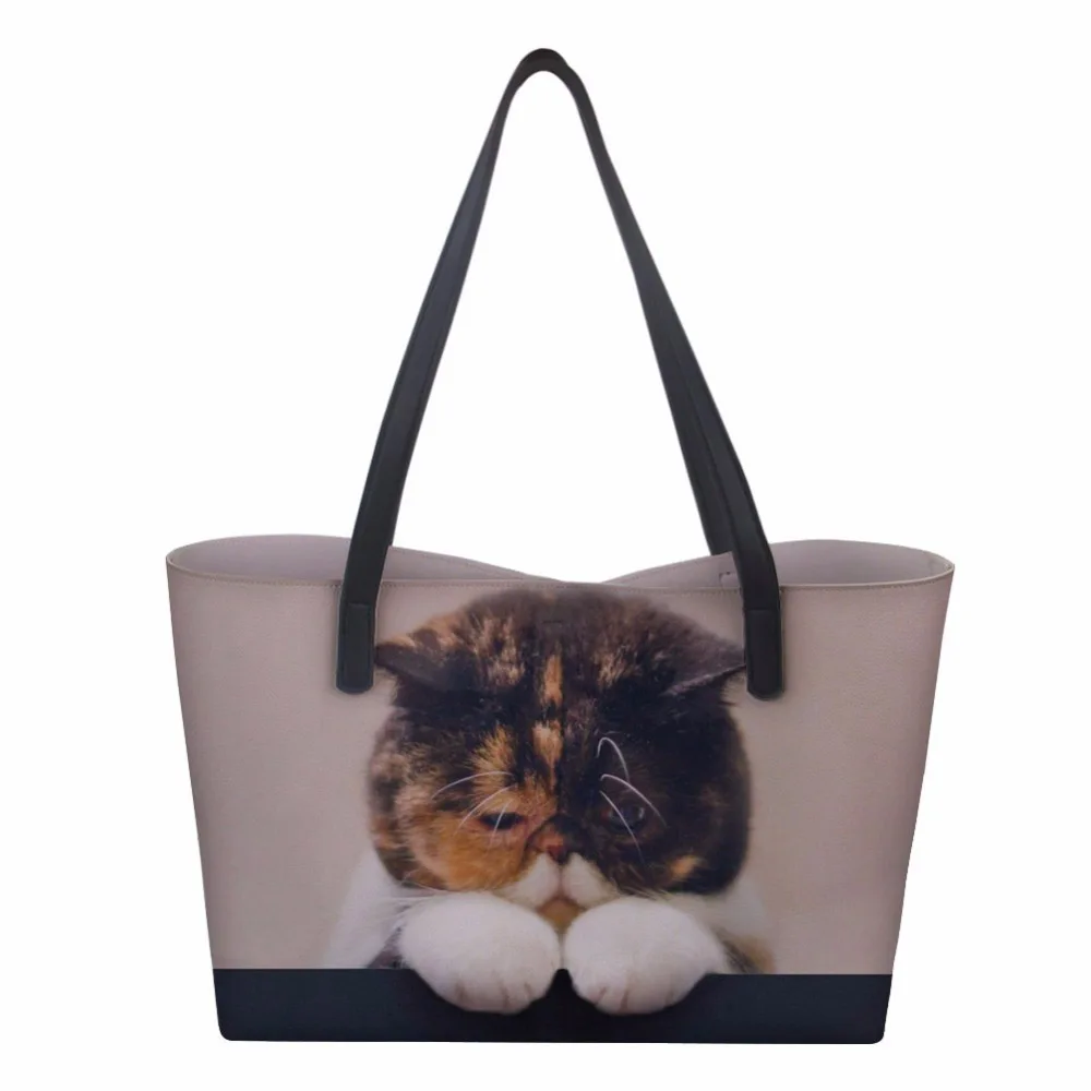 

Customized Pet Cat Women's Handbags Ladies' PU Leather Bags For Women 2019 Shoulder Bag Female Crossbody Bags For Women