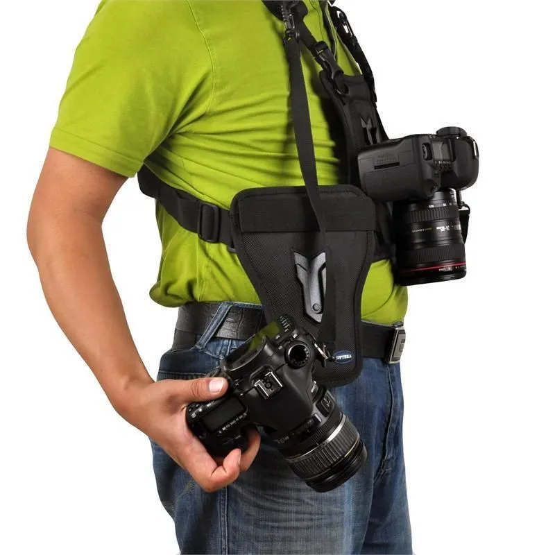 MICNOVA-Carrier-II-Multi-Camera-Carrier-Photographer-Vest-with-Dual-Side-Holster-Strap-for-Canon-Nikon