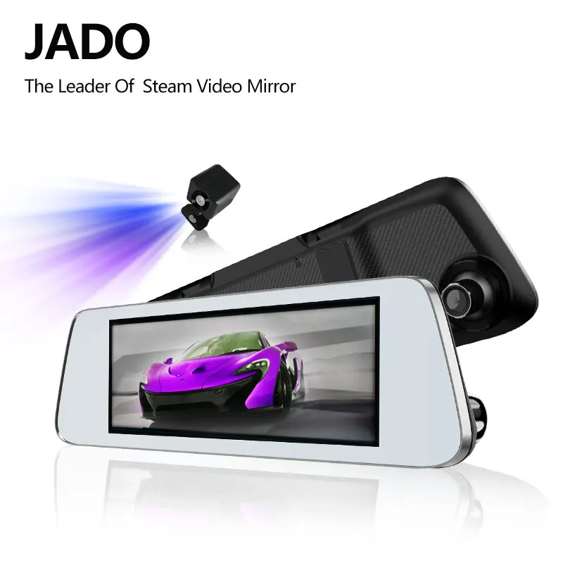 JADO D560 espejo Dvr dash Cámara avtoregistrator 6,86 pantalla Full HD 1080 P coche Dvr grabador dash cam - 1