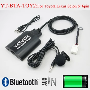Yatour car audio Bluetooth AUX mp3 interfaces for Lexus Toyota Camry Corolla Highlander RAV4 Vitz Avensis yatour car radio usb sd aux in adapter for toyota lexus scion 6 6pin