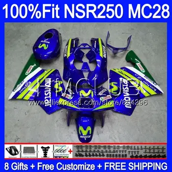 

Body For HONDA MC28 PGM4 NSR250R 94 95 96 97 98 99 96HM17 Movistar Blue NSR250 R NSR 250R 1994 1995 1996 1997 1998 1999 Fairings