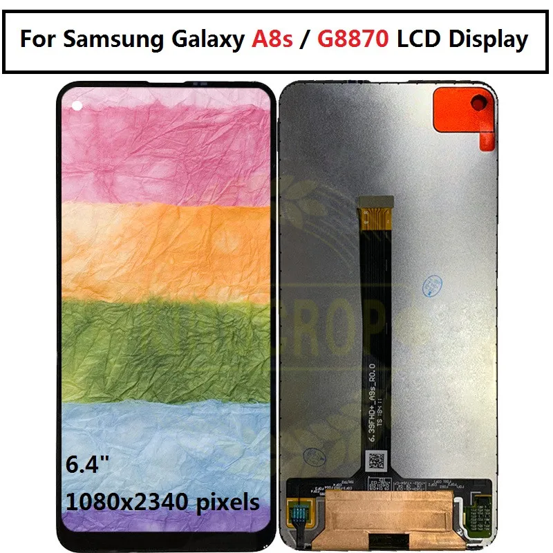 

For SAMSUNG Galaxy A8S G8870 SM-G8870 SM-G887FZ G887FZ LCD Display With Touch Sensor Digitizer Assembly For SM-G8870 LCD