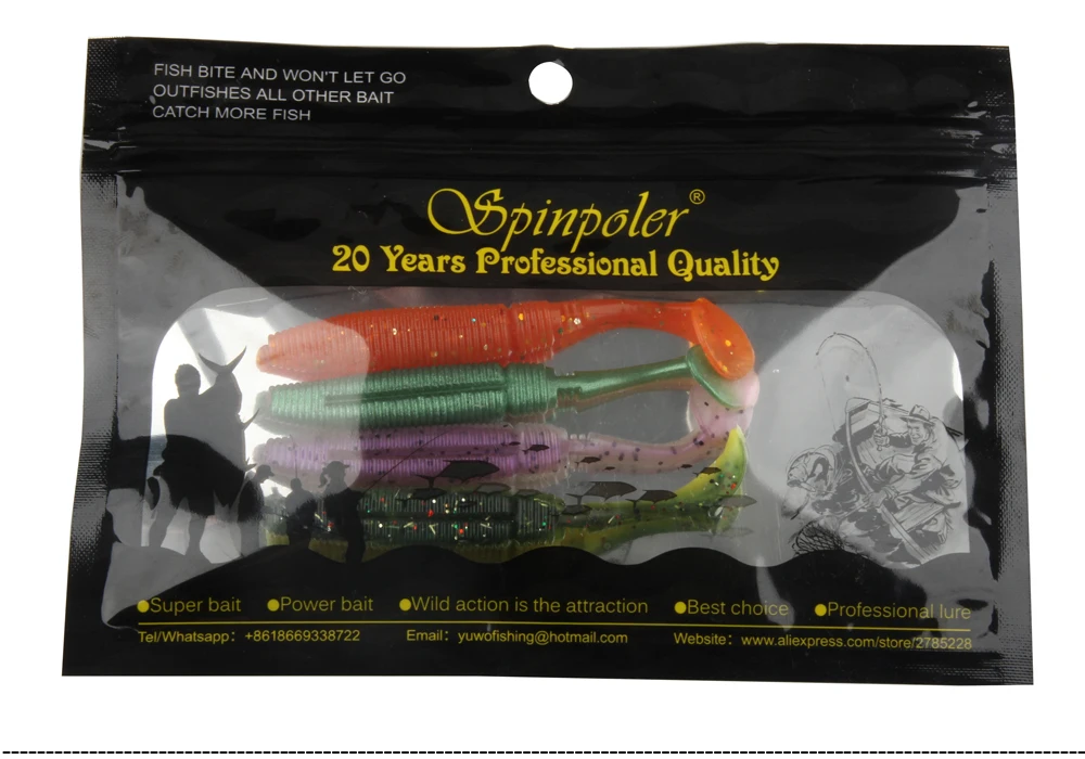 New Fishing Lure Soft Spinpoler Brand Easy Shiner 4.5g9cm Winter Fishing Wobblers Plastics Silicone Baits Pesca Iscas Tackle  (12)