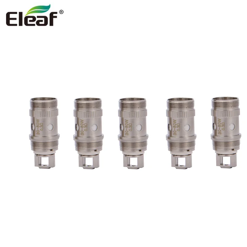 

100% Original Eleaf iJust 2 EC Head Atomizer Replacement Coil Head 0.3ohm 0.5ohm Cotton Coil for ijust 2 melo 5pcs/lot