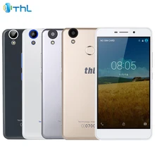 Оригинал THL T9 Pro 4 г LTE сотовый телефон 2 ГБ Оперативная память 16 ГБ Встроенная память MT6737 Quad-Core 5.5 дюйм 3000 мАч Android 6.0 отпечатков пальцев Смартфон