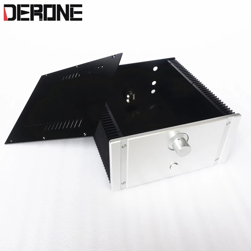power amplifier chassis box shell all aluminum 240*120*257mm