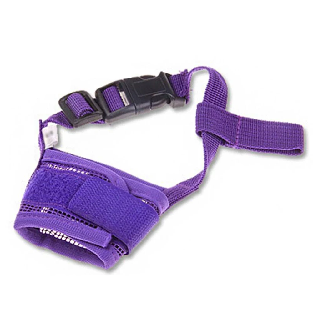 

Reusable Anti-bite Muffle Anti-bacterial Adjustable Dog Breathable Nylon Pet Soft Mesh Mouth Cover