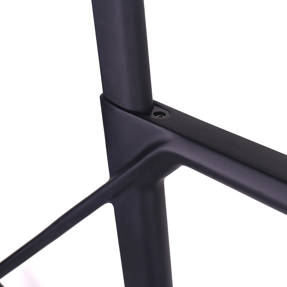 Clearance carbon disc frameset matte/glossy thru axle 100*12/142mm*12mm 700c disc road frameset XDB shipping available 3