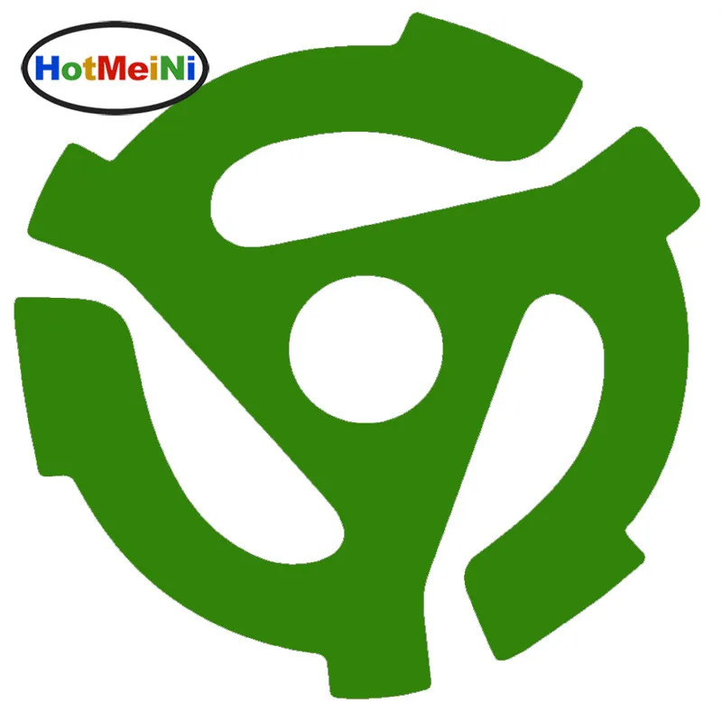 Goede HotMeiNi Auto Sticker Jdm Decoratie Mechanische Onderdelen 45 rpm Spindel Adapter Window Bumper Vinyl Decal Achterklep Muur 13*13 cm