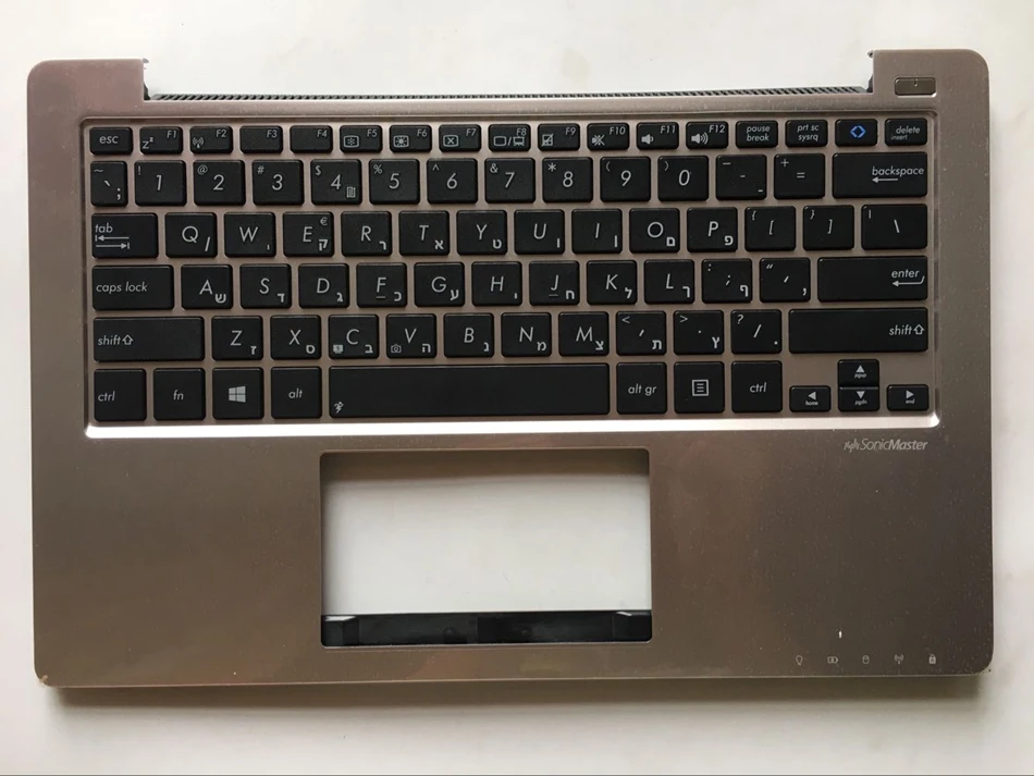 

HE Hebrew keyboard For ASUS VivoBook S200E S200 X202 X202E Topcase with Cover keyboard HE Layout