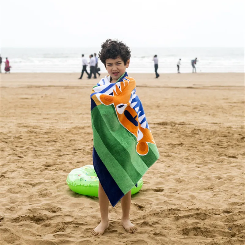 XYZLS хлопок для взрослых/детская пляжная Полотенца 160*80 см летний отдых на берегу моря купальное полотенце, быстро сохнет, пляжное полотенце с изображением героев мультфильмов