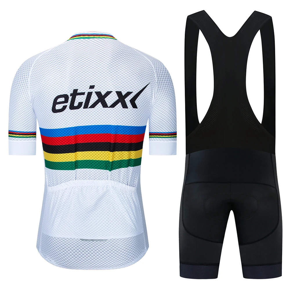 Летний Strava комплект Джерси с короткими рукавами для велоспорта Maillot Ropa Ciclismo Uniformes быстросохнущая велосипедная Одежда MTB велосипедная одежда