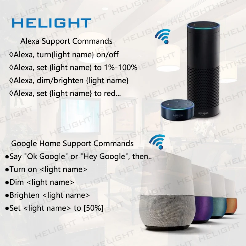 3528 набор RGB WiFi контроллер с аддитивной цветовой моделью Syc управление от Alexa Google Home смартфон+ 5 м 300LED 3528 RGB полоса+ Мощность полный комплект