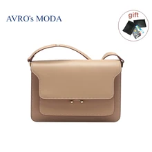 Бренд AVRO MODA, роскошные сумки, женские сумки, дизайнерские, натуральная кожа, на плечо, сумки-мессенджеры, женские, большая емкость, Ретро стиль, с клапаном