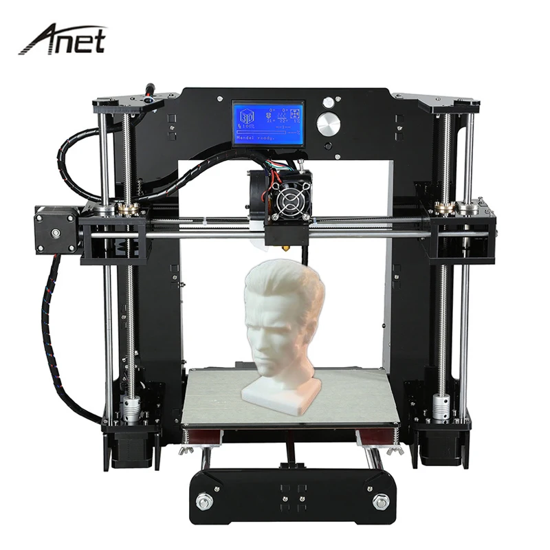 

Anet Upgrade Desktop 3D Printer Big Size High Precision Reprap Prusa i3 3D Printer Kit DIY FDM Printing With Filament 8GB Card