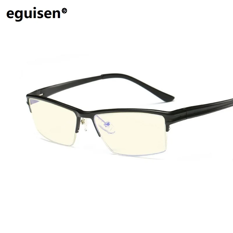

width-138 Aluminum magnesium frame anti blue computer radiation proof mirror half frame goggles men optical glasses frame oculos