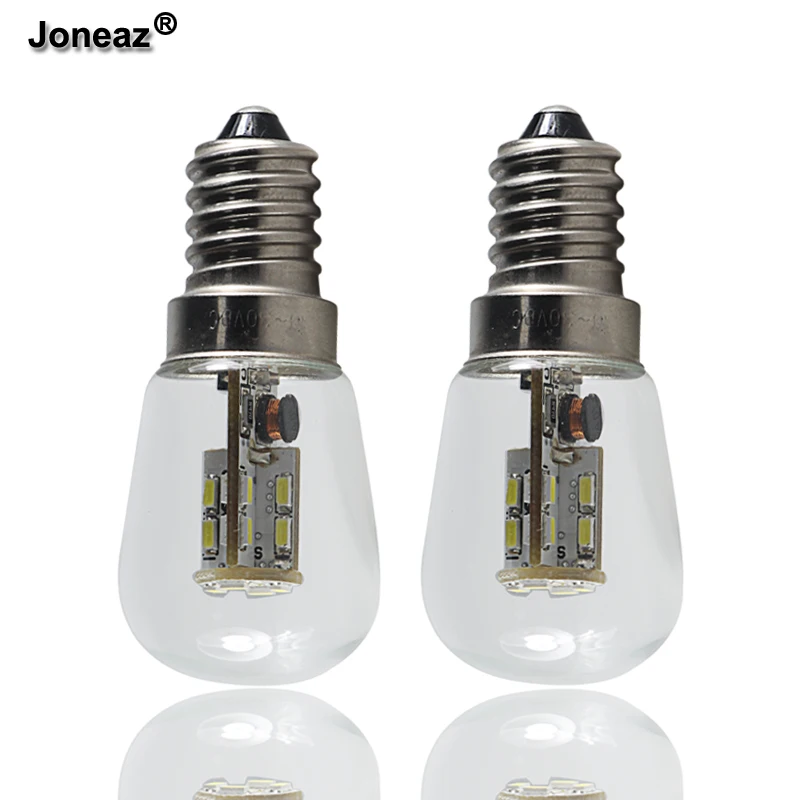 

5X ampoule led e14 T26 candle light Dc 12 24 volt V corn bulb lights 1W 2W 110v 220v Refrigerator Crystal Chandelier lamp