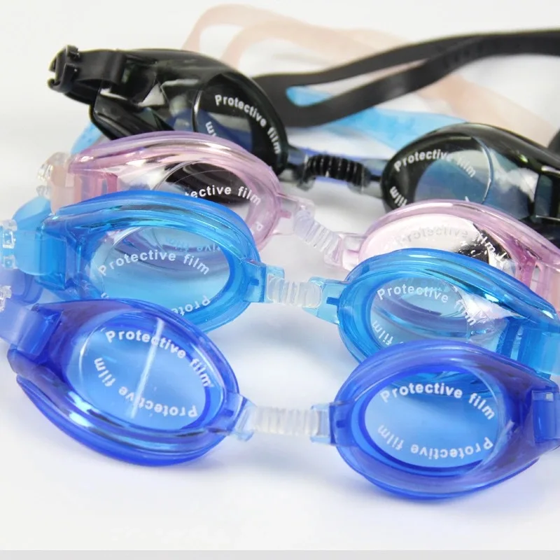 Детские силиконовые очки для плавания HD водонепроницаемые противотуманные очки для плавания 400 шт./партия