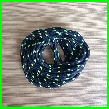 

Black With green dot shoe laces 1.25m round shoelaces For Sneaker Sport Shoes Laces One Pair For Sale