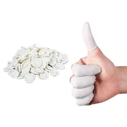 100/1000 шт. защитный пальца прочного латекса напальчники Aantislip защитные перчатки для мела электронный резиновый палец кроватки