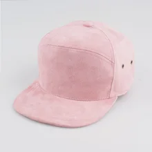 Модные замшевые абсолютно пустой 5 Панель Кепки S хип-хоп шляпа кость Бобби пять Панель Snapback Бейсбол Кепки для Для мужчин для Женщин Плоская Шляпа Casquette