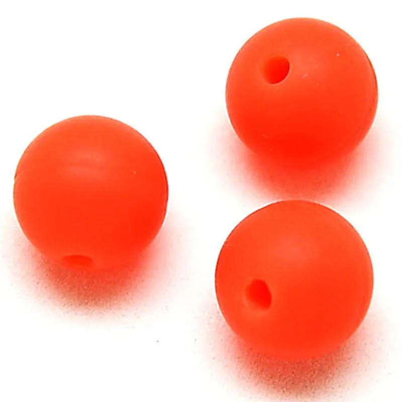 

Silicone Beads 14mm Round silicon Beads Orange (Min Order $20) BPA free,food grade