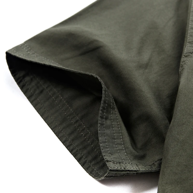 Бренд Чжань di Ji гной рубашки 2016 с коротким рукавом Наивысшее качество, 100% хлопок плюс Размеры Свободная рубашка Летний стиль Военная