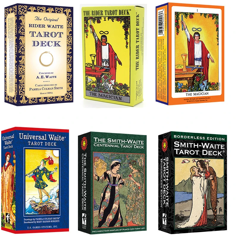 6 種類フル英語 Smith ウェイトセンテニアルタロットカードゲーム英語冊子指示 Smith Waite タロットボードゲーム ボードゲーム Aliexpress