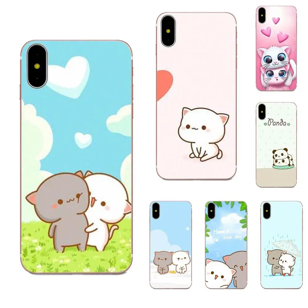 For HTC 530 626 628 630 816 820 One A9 M7 M8 M9 M10 E9 Plus U11 Moto G G2 G3 G4 G5 TPU Protector Cases Cute Cats | Мобильные