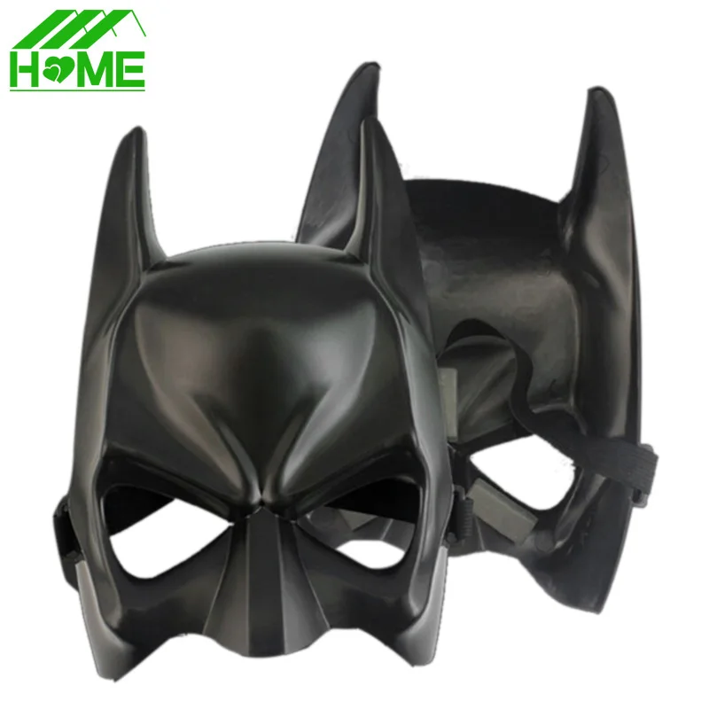 

1pcs Halloween Batman Black Mask Masquerade Party Carnival Dressing Cool Man Scary Anonymous Masque Sexy Masks For Dress Costume
