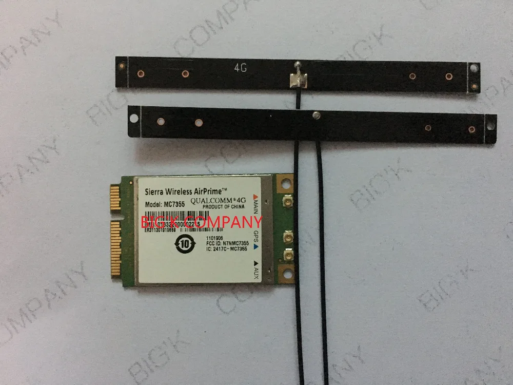 JINYUSHI для MC7355 + 2 шт. 19 см 4G антенна сильного сигнала LTE HSUPA HSDPA UMTS WCDMA GNSS модуль с
