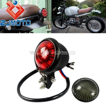 

Motorcycle LED Tail Brake Light Cafe Racer Rear Stop Lights For BMW Honda XR600 CX500 CB750 Scrambler Vintage BATES Taillight