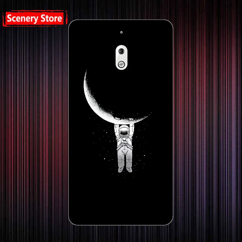 

Plastic case for Nokia 1 2 2.1 3 3.1 5 5.1 6 X6 2018 case Hard PC back phone cover shockproof printing Coque bumper housing