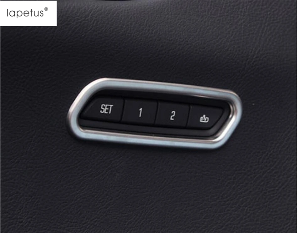 

ABS ! Accessories For Cadillac XT5 2016 2017 Seat Adjustment Memory Button Switch Protector Molding Cover Kit Trim 1 Piece