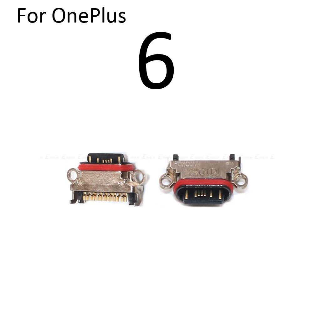 2 шт., новинка, Micro type-C, USB разъем, зарядный разъем, порт для OnePlus X 1 2 3 3T 5 5T 6 6T 7 Pro, запасные части