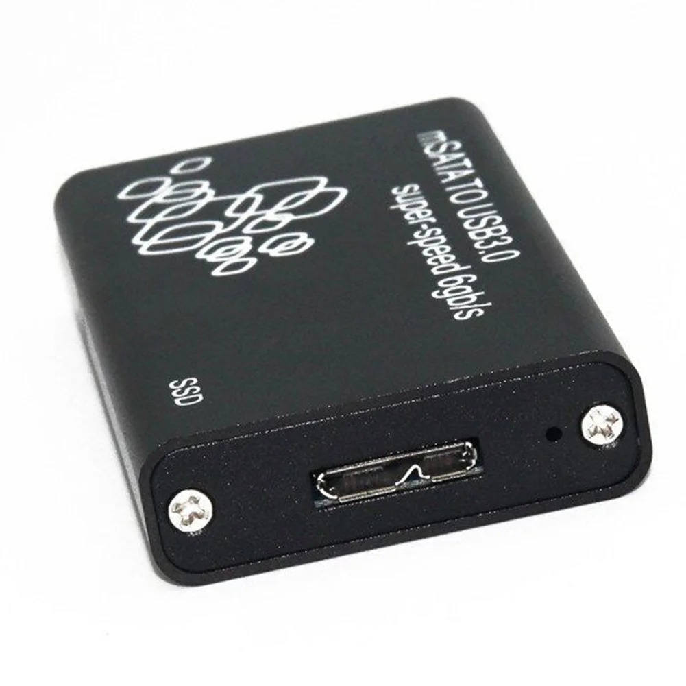 Оптовая продажа Мини mSATA к USB 3 0 SSD жесткий диск HDD Коробка Внешний Корпус чехол