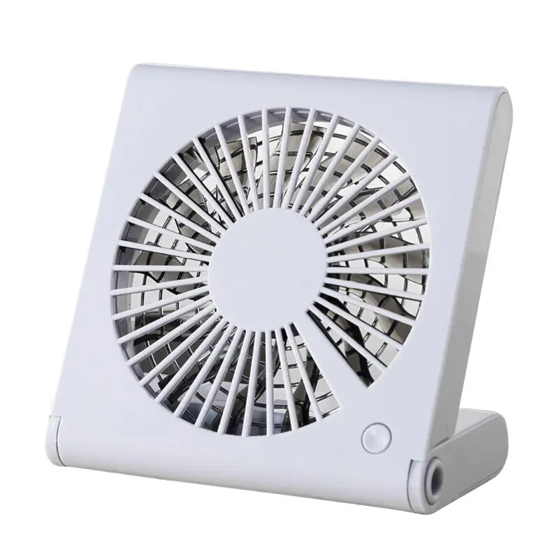 1PCS USB Charging Portable Handheld Electric Cooling Fan Foldable Three Gear Air Cooler Fan Summer Desk Table Cooling Fans