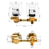 2/3/4/5 Way Output Brass Shower Valve Mixer Thermostatic Shower Faucets  Shower Diverter Valve Control Shower Cabin Mixer ► Photo 2/6